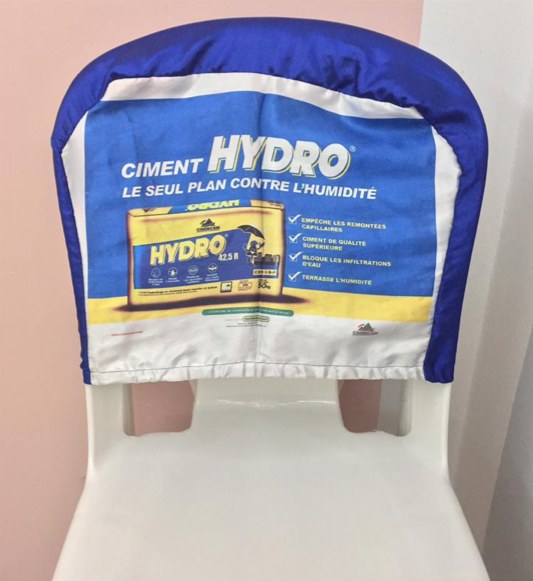 Housse de chaise imprimée — Hydro