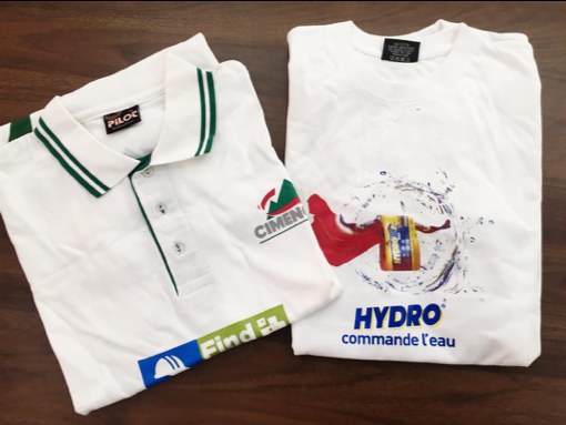 Polos brodés — Cimencam · Hydro