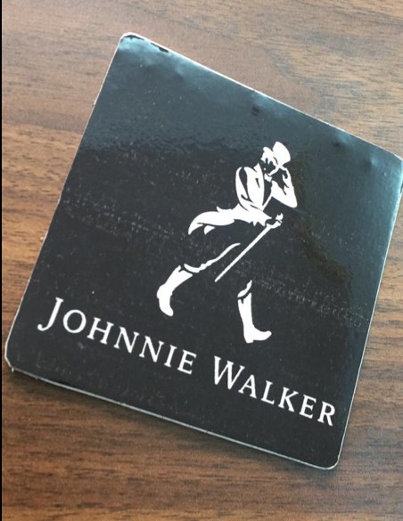 Sous-verre Striding Man — Johnnie Walker